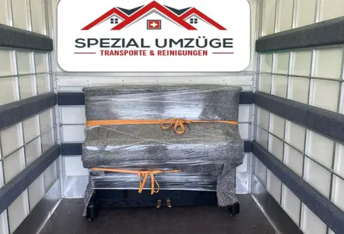 Klaviertransport in Aargau